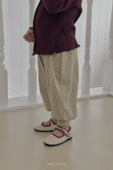 ［The beige］Aladdin Dot Pants