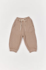［The beige］Knit Jogger Pants