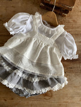 ［Anne shirley］Check lace bloomer skirt