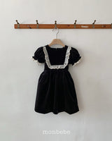 [monbebe] Anna velvet one-piece(kids)