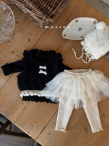 ［marron］Sweetie ribbon vest