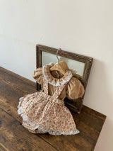 ［Anne shirley］Love lace check rompers