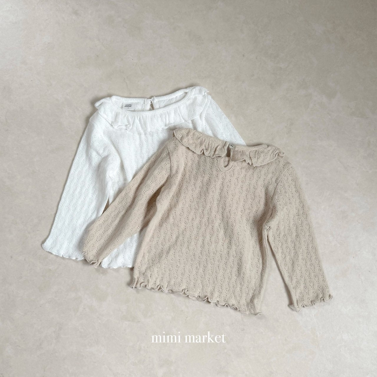 ［mimi market］Elle collar tops