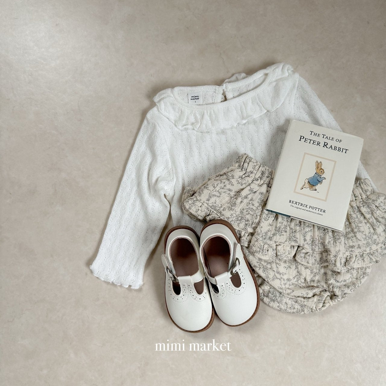 ［mimi market］Elle collar tops