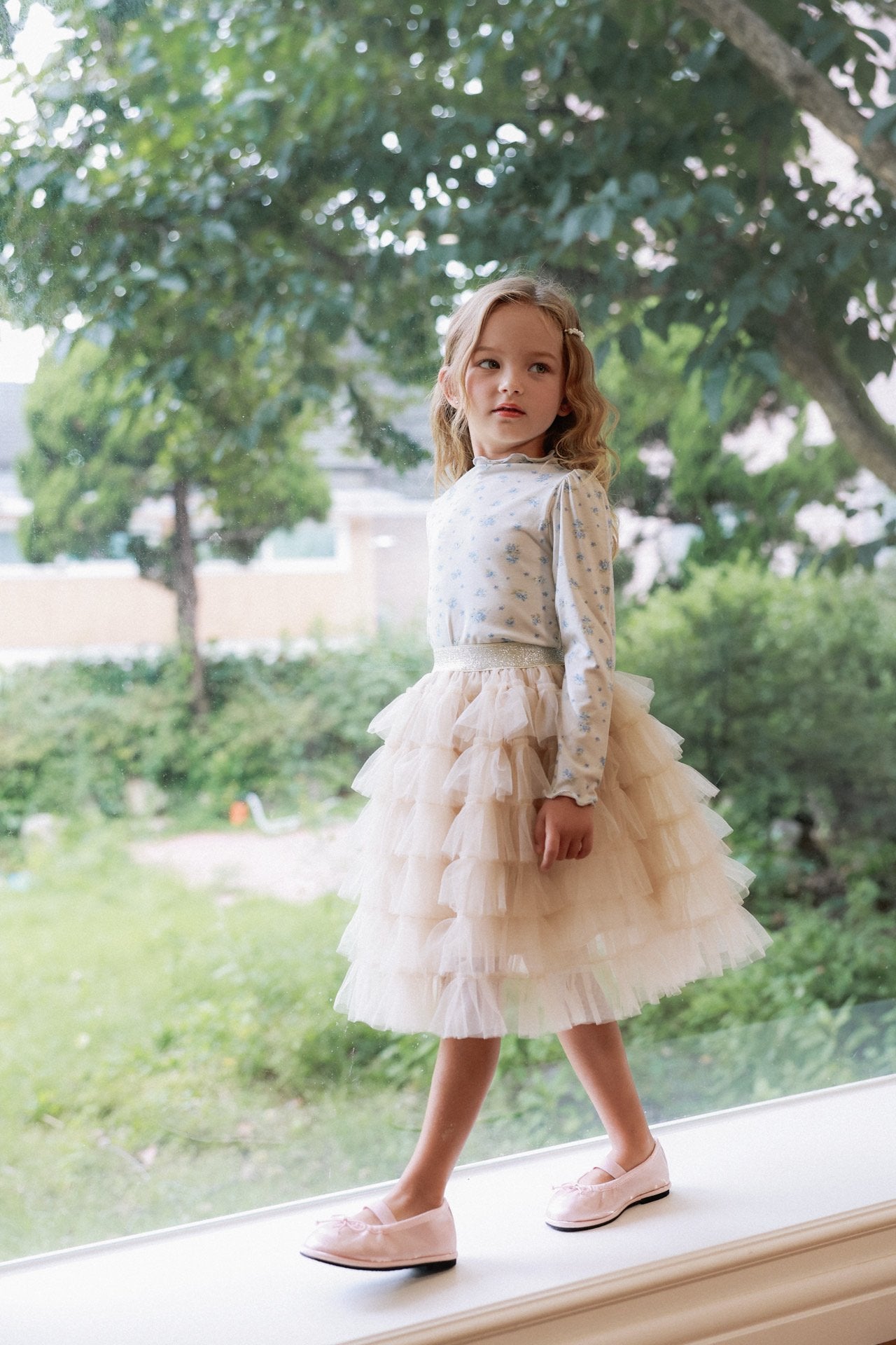 ［azalea］Lullu shasha skirt (kids)