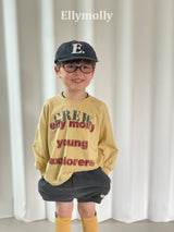 ［ELLY MOLLY］Crew boxy tee
