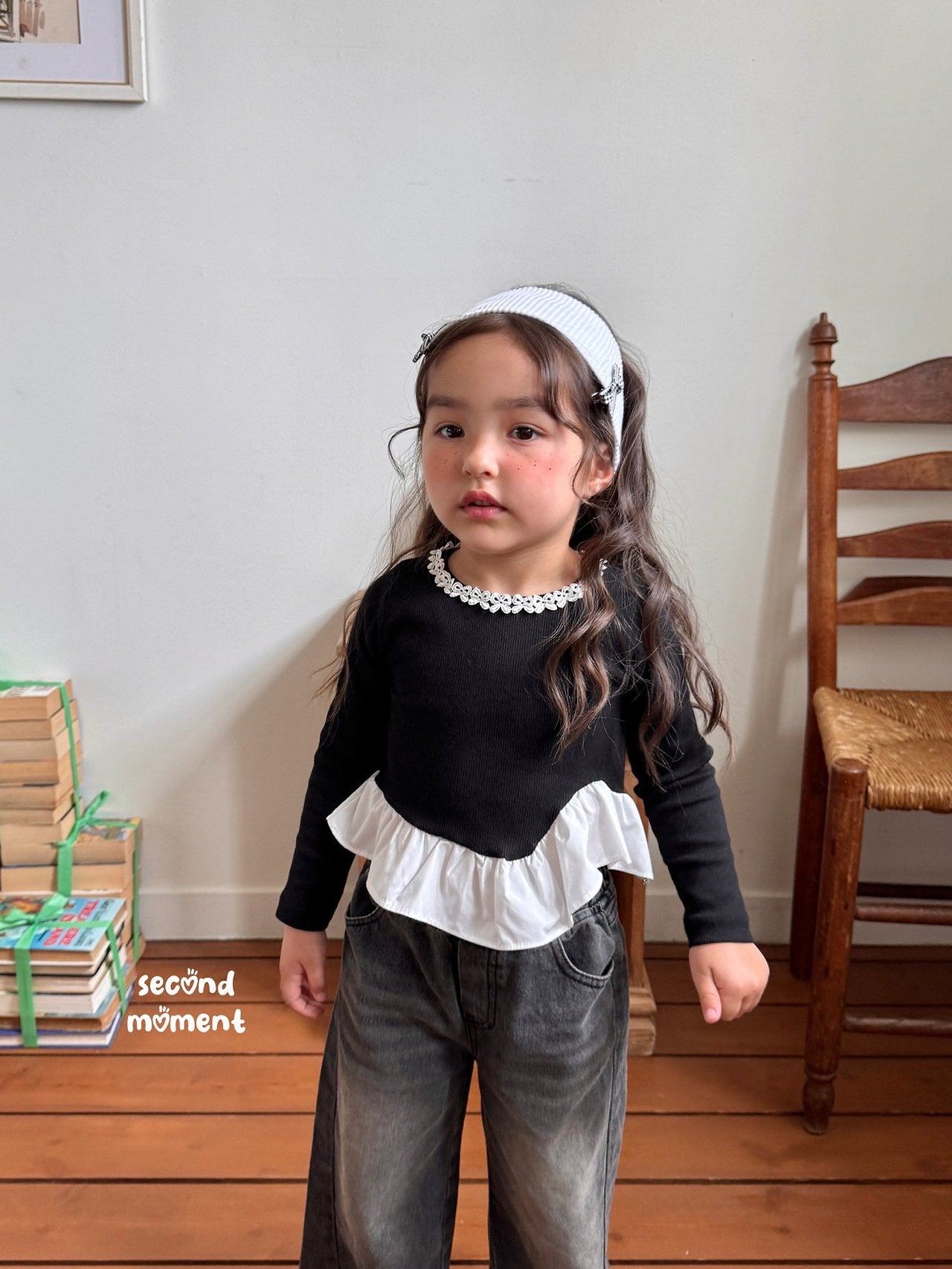 ［second moment］Jupiter ribbon frill tops