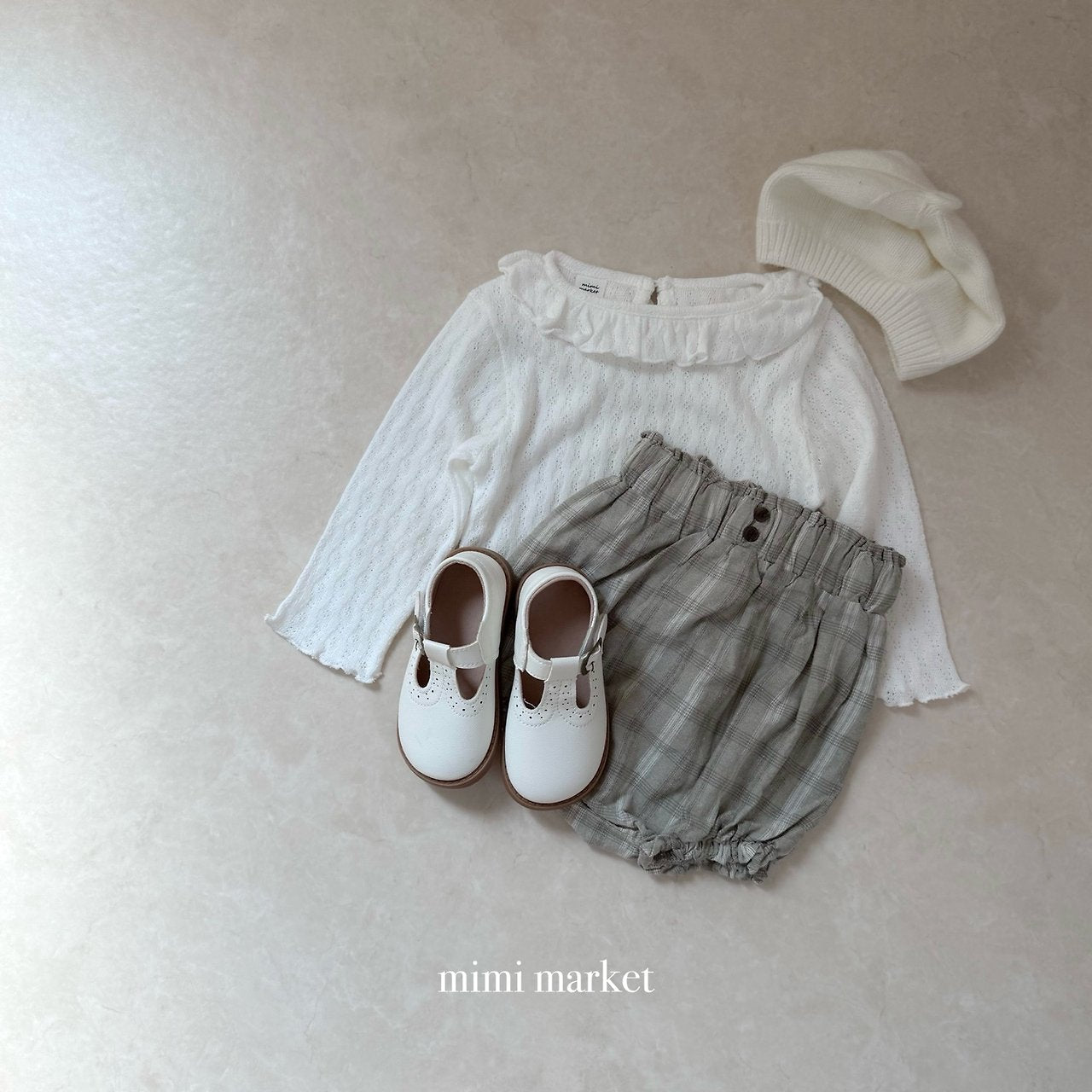 ［mimi market］Elle collar tops
