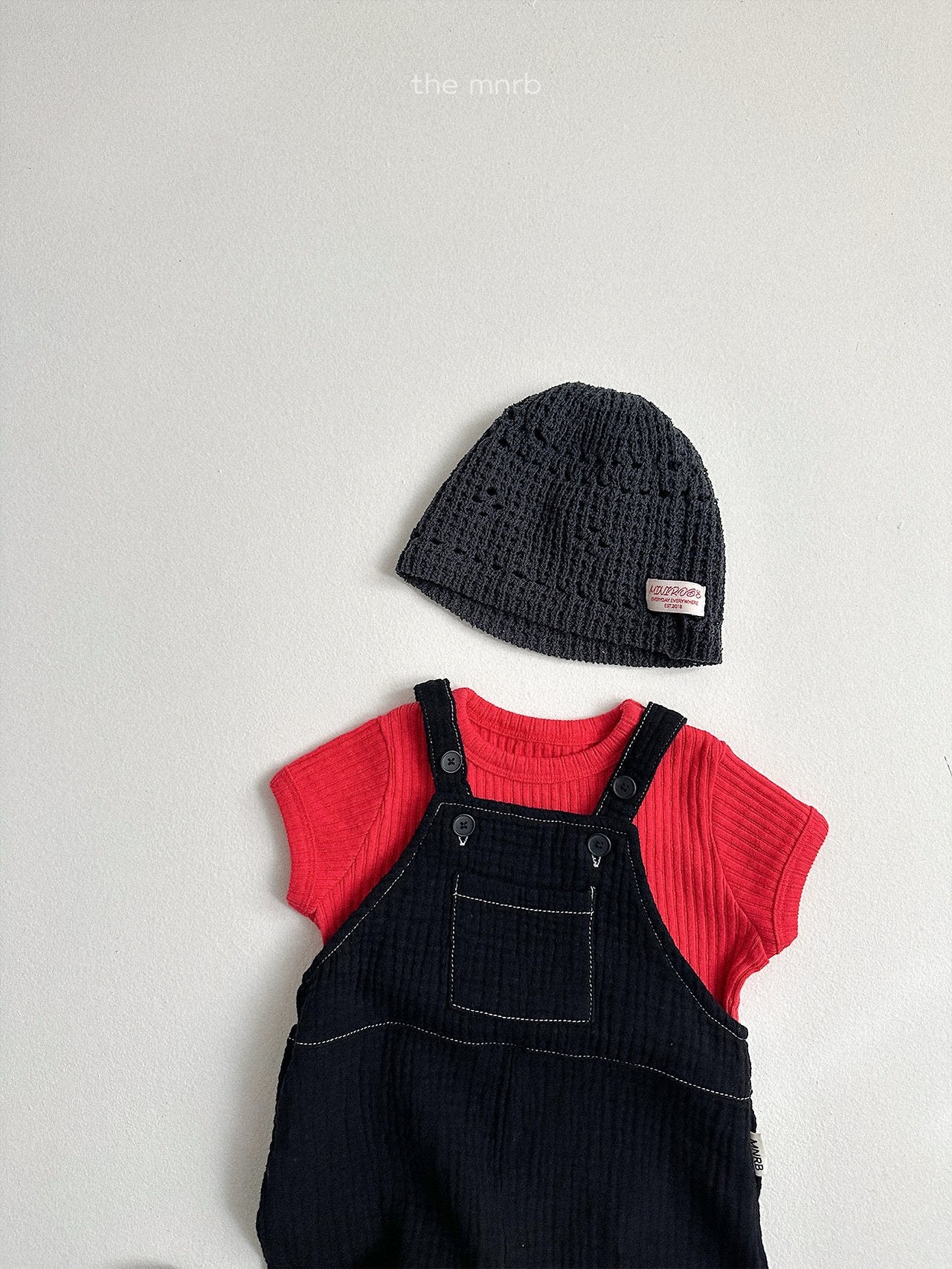 ［minirobe］Bella ribbed tee