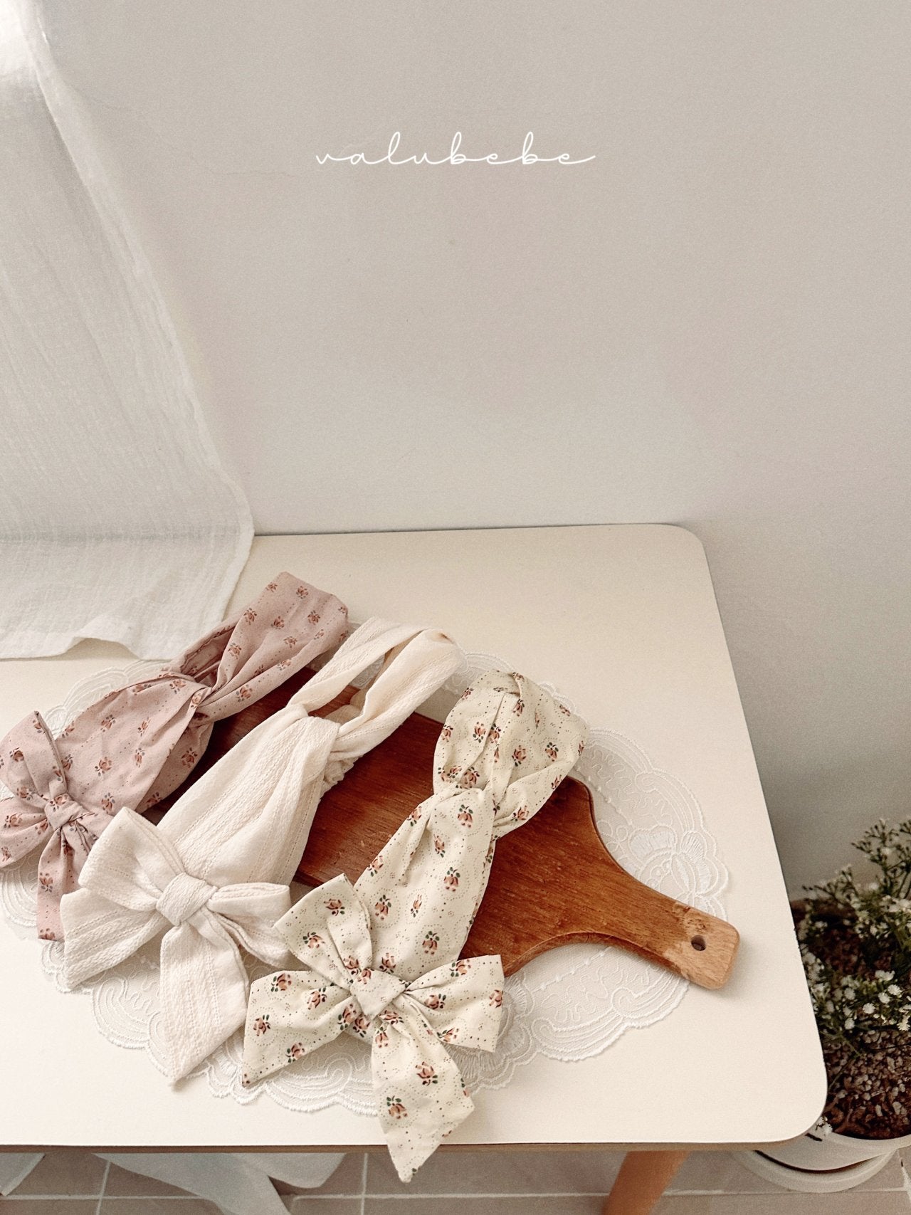 ［valubebe］Ribbon hair band (baby)