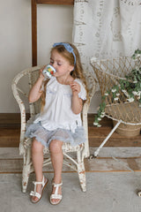 ［FLO］Roffy lace collar tops