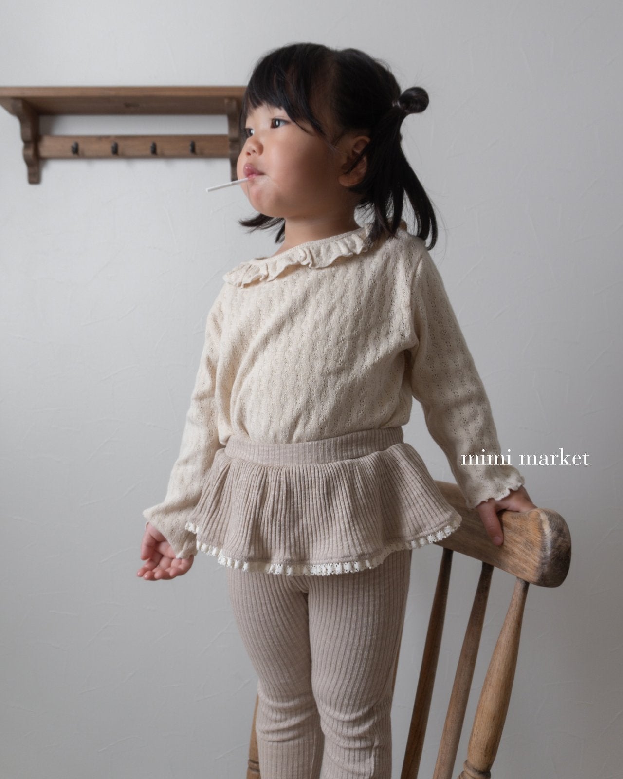 ［mimi market］Elle collar tops