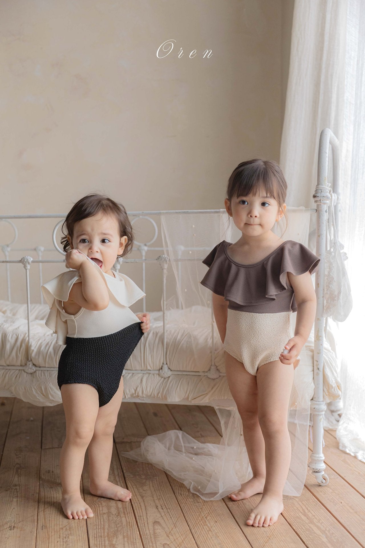 ［OREN］Pepe frill swim wear (kids)