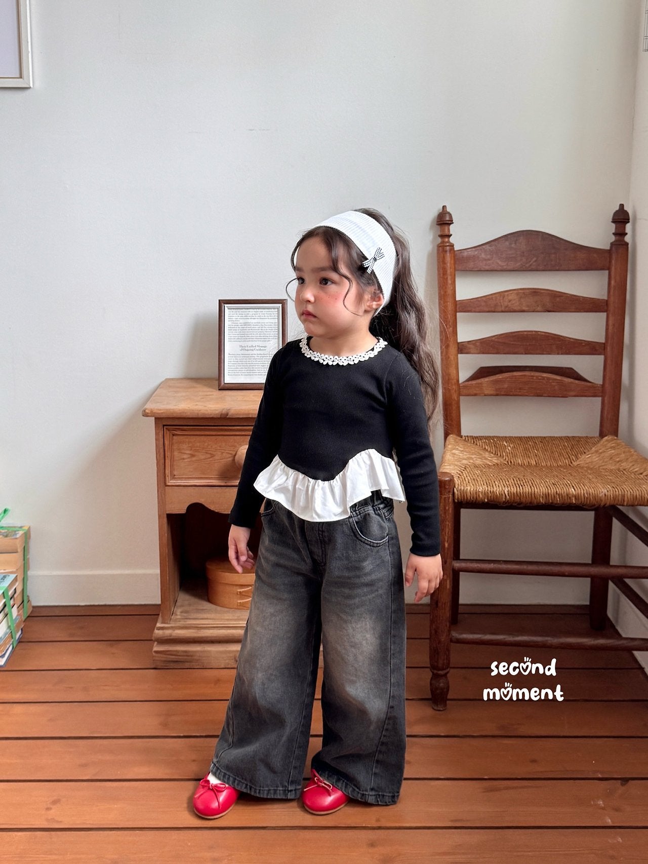 ［second moment］Muse denim pants