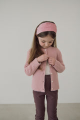 [soye] Basic rib cardigan