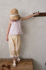 ［FLO］Derby flower lace pants