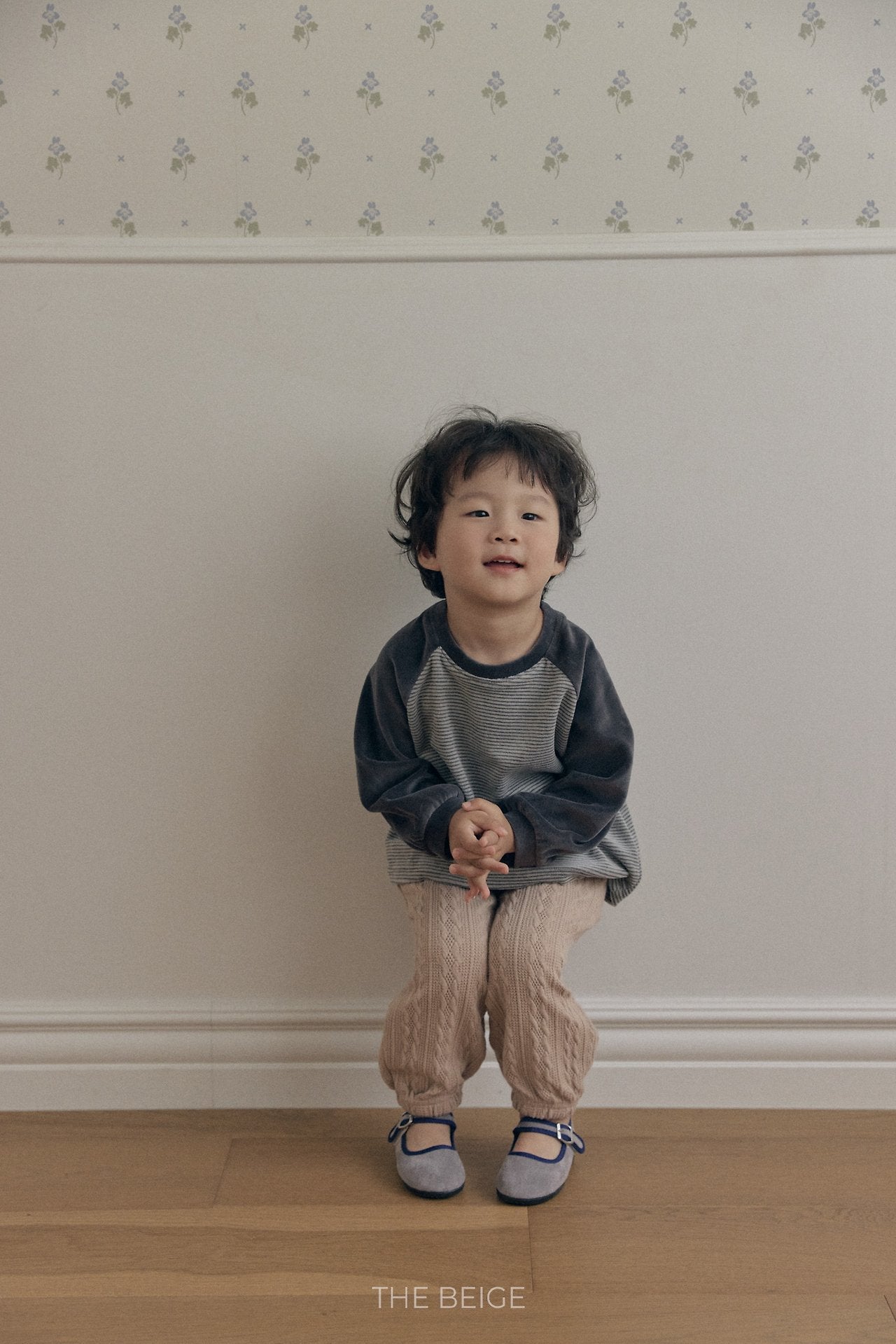 ［The beige］Knit Jogger Pants