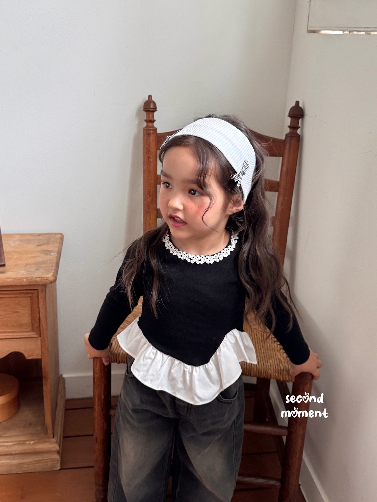 ［second moment］Jupiter ribbon frill tops