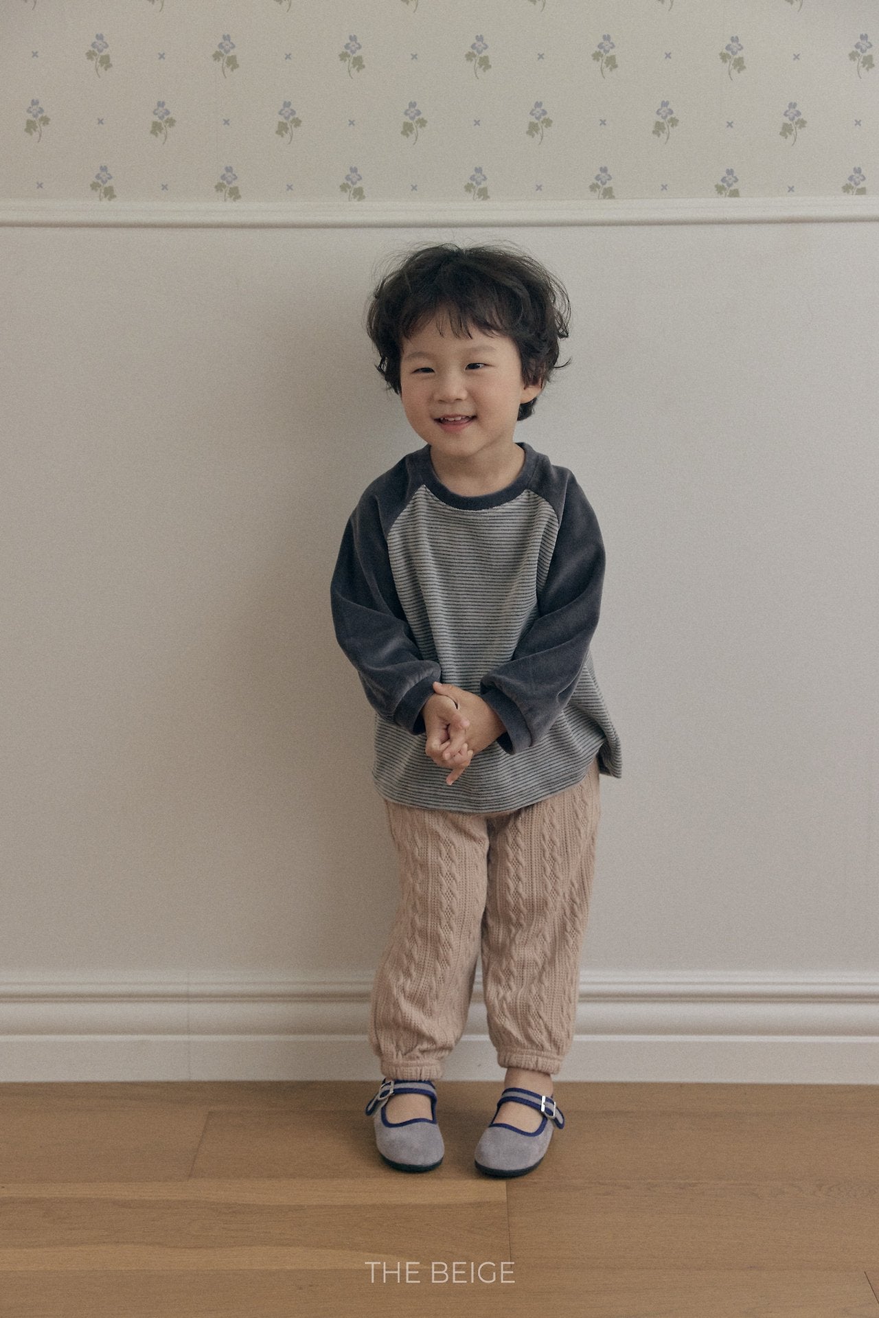 ［The beige］Knit Jogger Pants