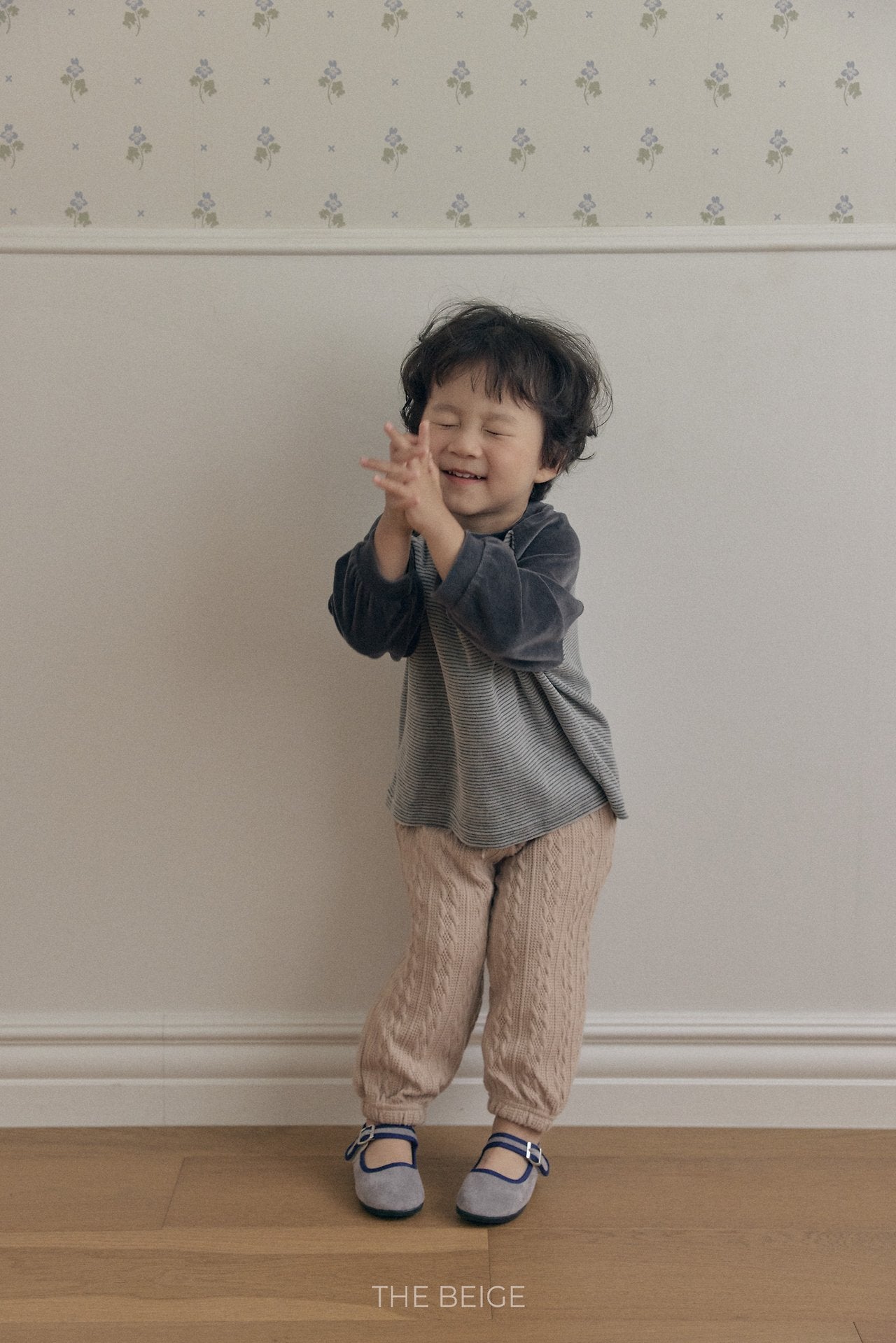 ［The beige］Knit Jogger Pants