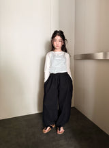 ［comma］Linen jogger pants