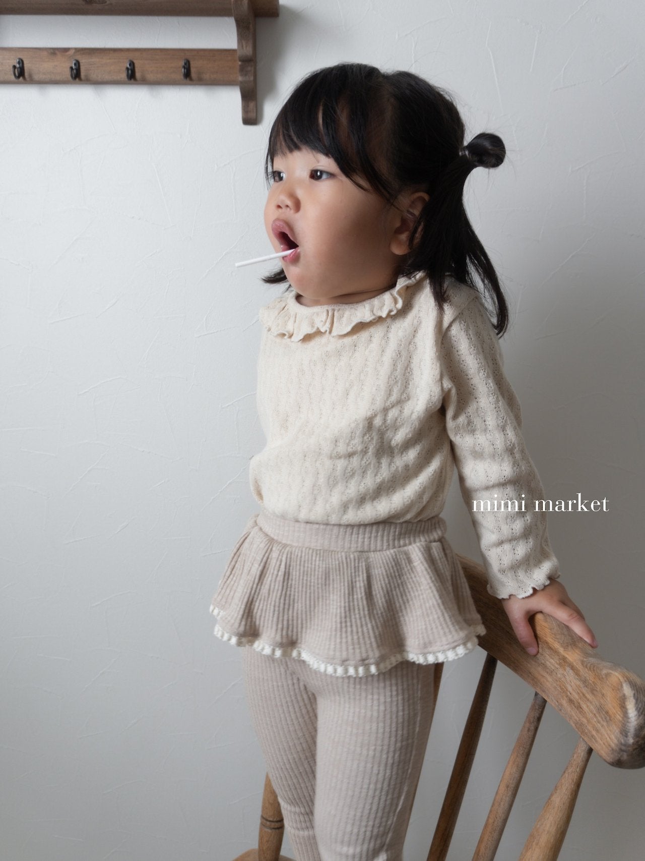 ［mimi market］Elle collar tops
