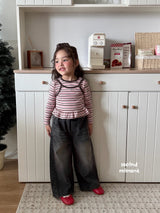 ［second moment］Barbie stripe frill tops