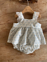 ［Anne shirley］Flower ribbon frill set up