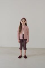 [soye] Basic rib cardigan