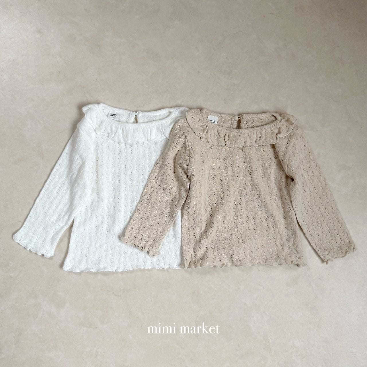 ［mimi market］Elle collar tops