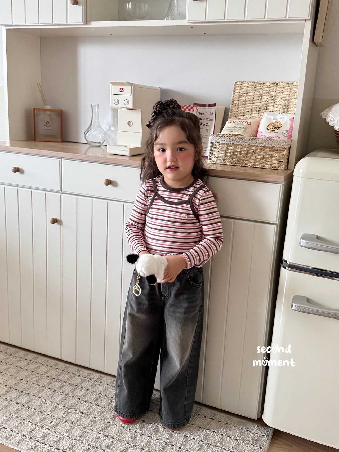 ［second moment］Barbie stripe frill tops