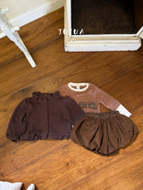 ［jujua］Pocket check balloon pants