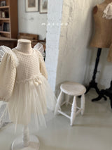 ［marron］Cherry shasha dress