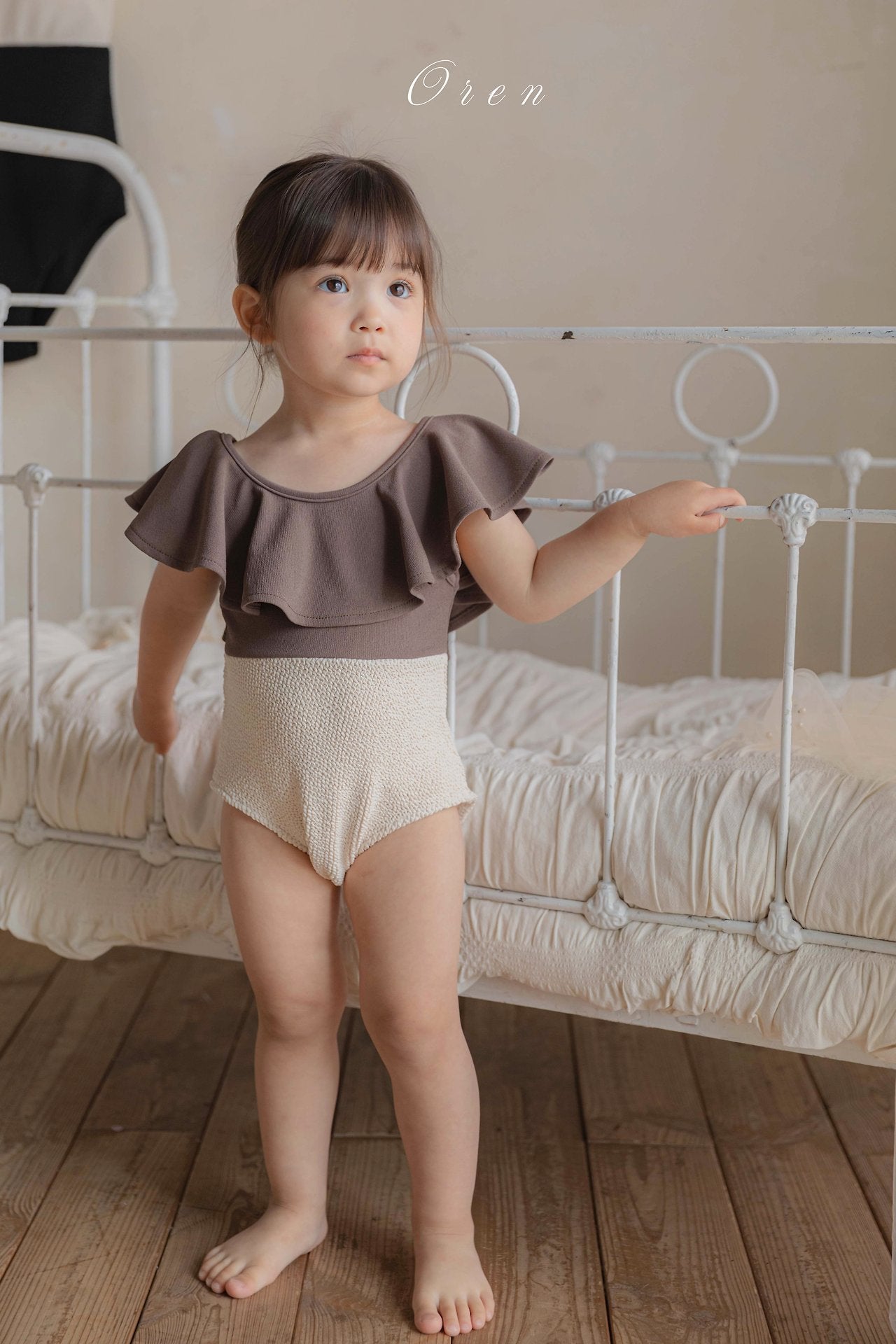 ［OREN］Pepe frill swim wear (kids)