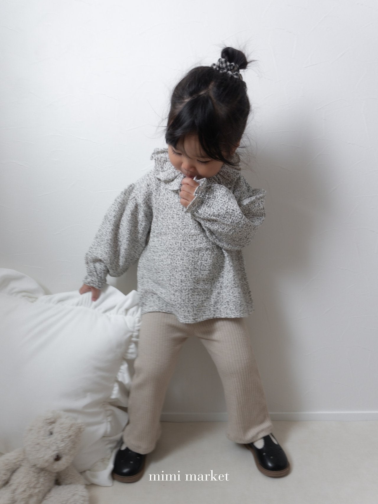 ［mimi market］Flour color blouse