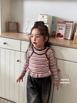 ［second moment］Barbie stripe frill tops