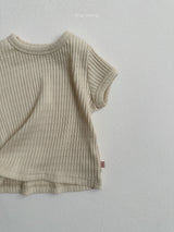 ［minirobe］Bella ribbed tee