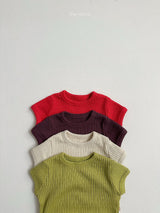 ［minirobe］Bella ribbed tee