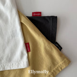 ［ELLY MOLLY］Crew boxy tee