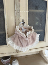 ［marron］Mini lace bear cape