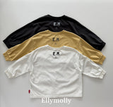 ［ELLY MOLLY］Crew boxy tee