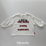 ［ELLY MOLLY］Crew boxy tee