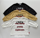 ［ELLY MOLLY］Crew boxy tee