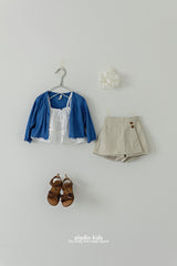 ［aladin］Eyelet cardigan