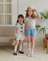 ［Bonaloi］2 way ribbon tee