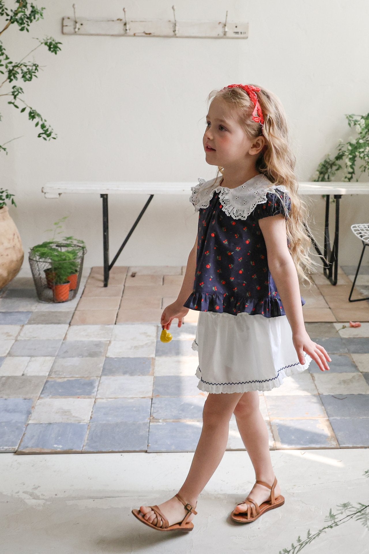 ［FLO］Bella collar blouse