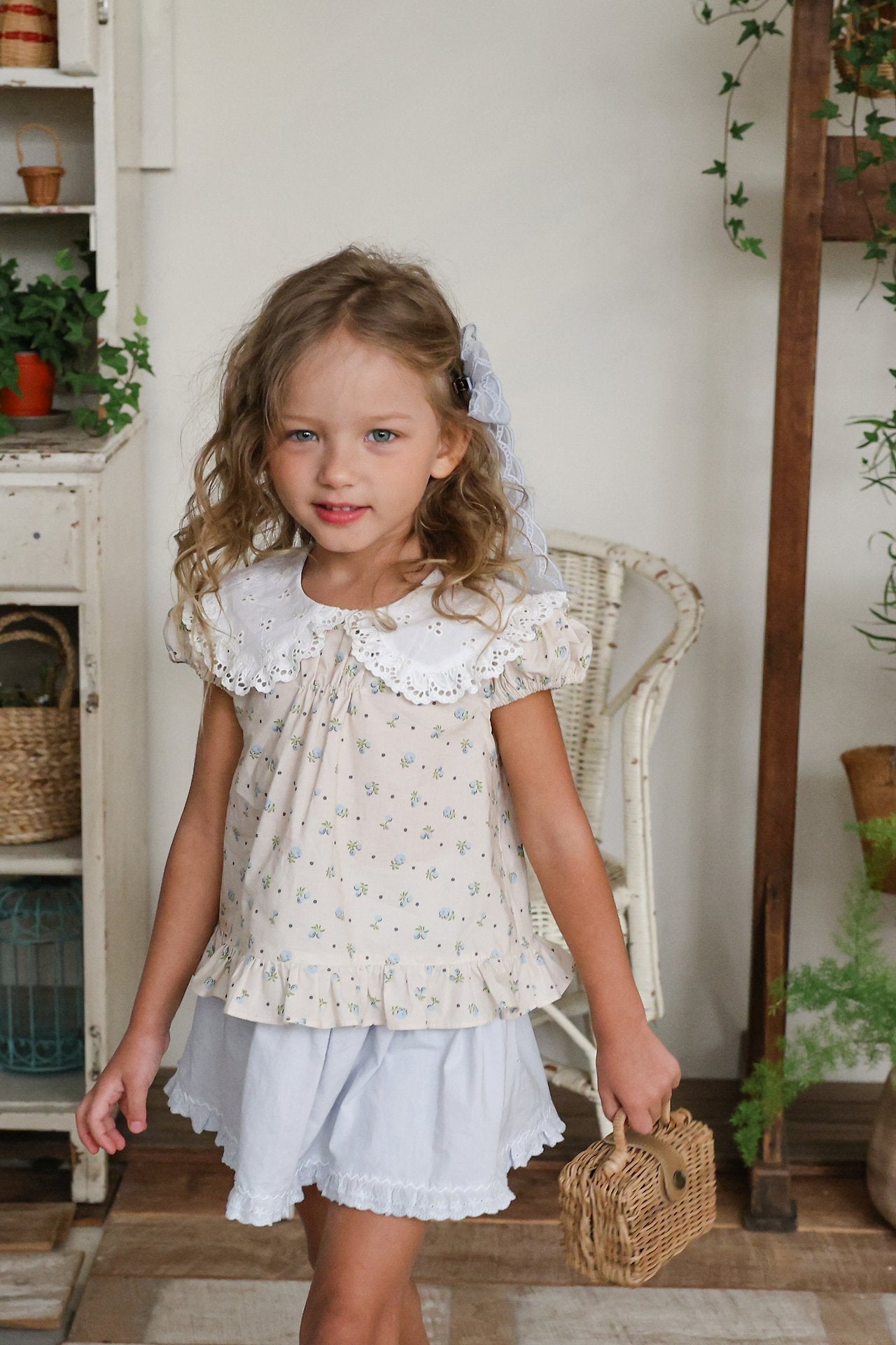 ［FLO］Bella collar blouse
