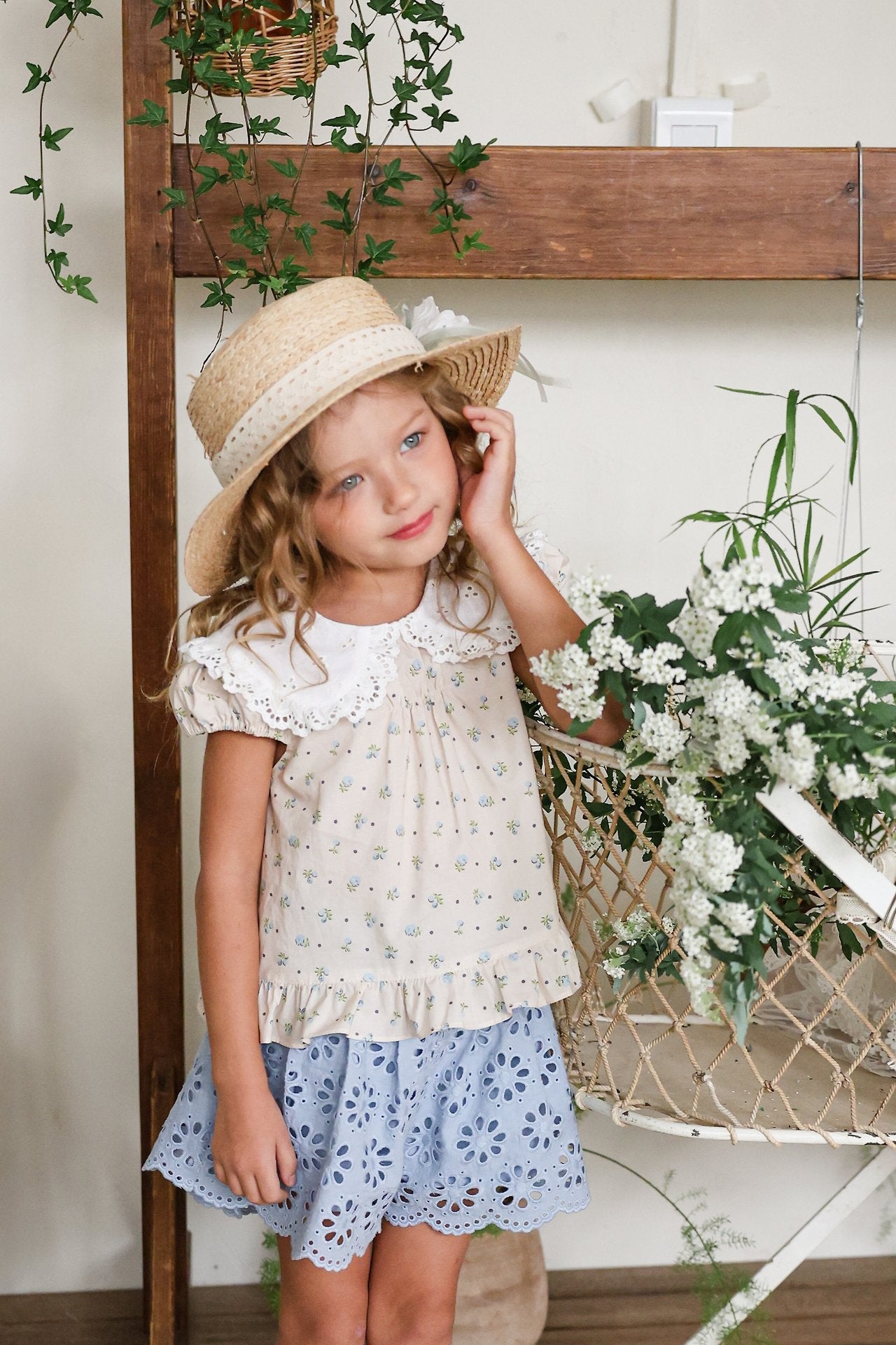 ［FLO］Bella collar blouse