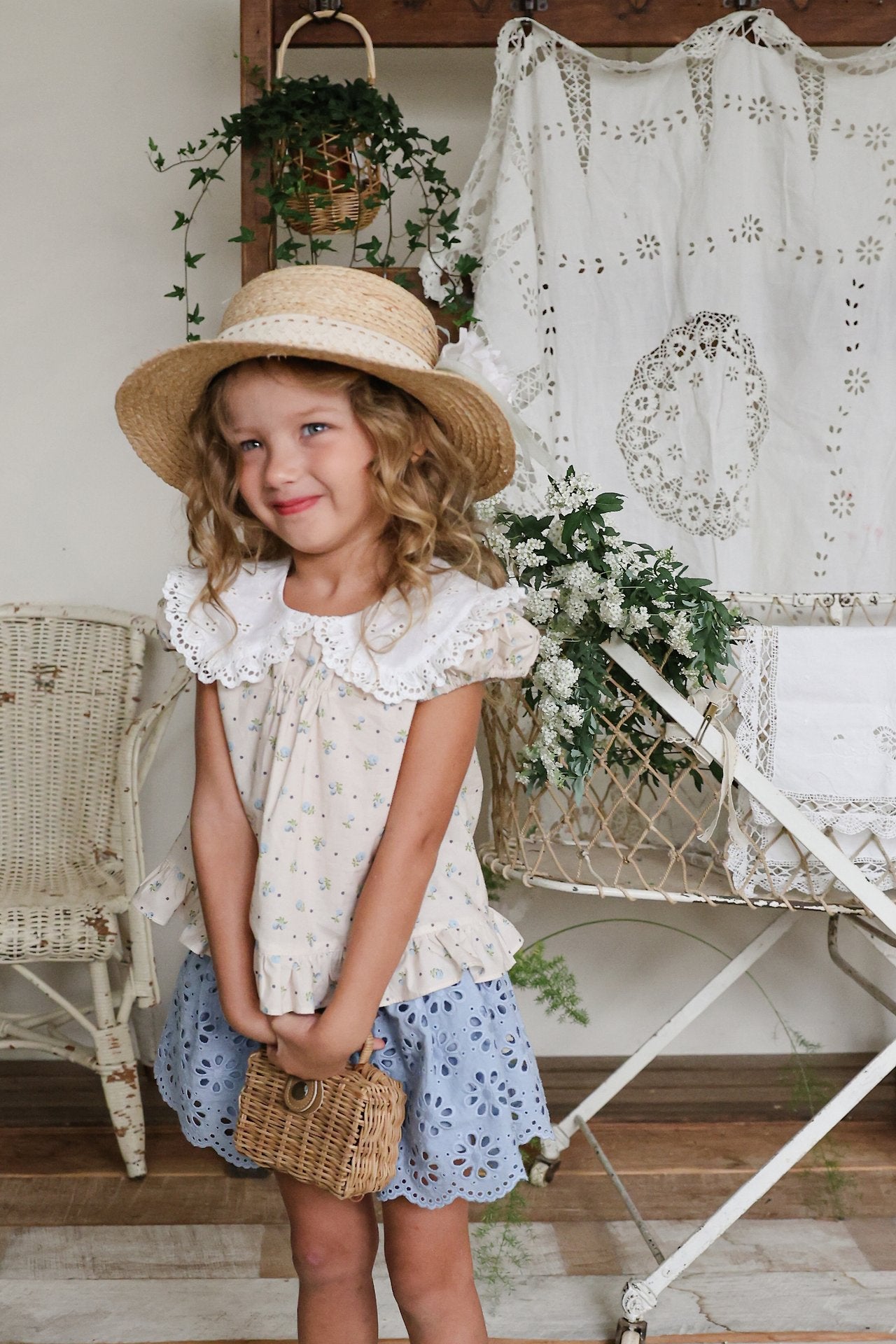 ［FLO］Bella collar blouse