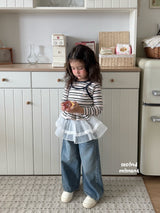 ［second moment］Barbie stripe frill tops